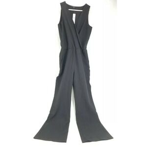 $212 DREW Womens Jumpsuit Romper TJ5196‎ Black Medium Made in USA